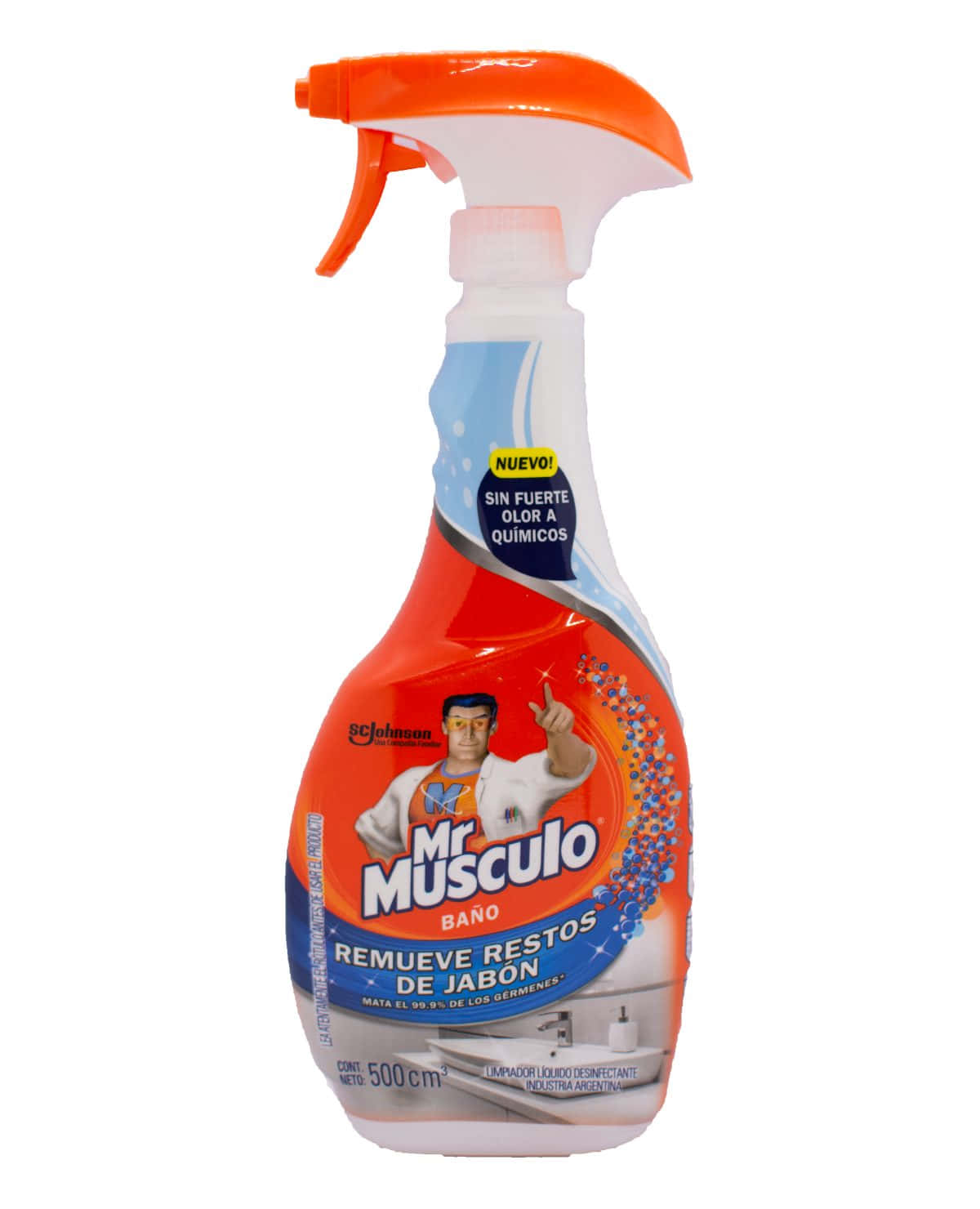 Limpiador Liquido Mr. Musculo Remueve Resto de Jabon 500 Cm3